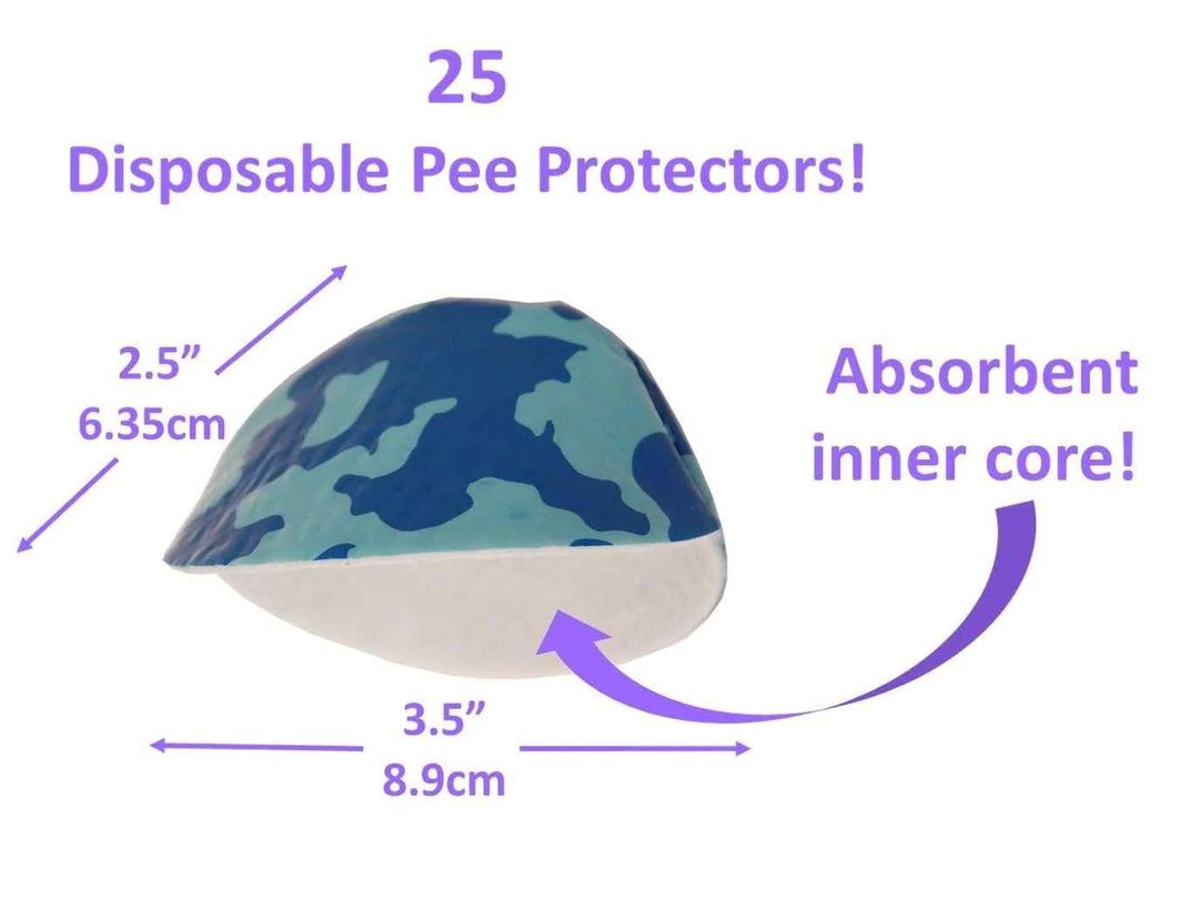 Baby Works® - Baby Works Tiny Tinkler - Disposable Pee Protectors for Baby Boys - Pack of 25