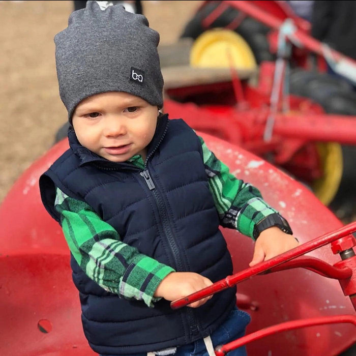 Babyfied Apparel - Babyfied Apparel - Beanie - Charcoal (3-36m)