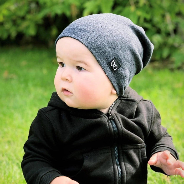 Babyfied Apparel - Babyfied Apparel - Beanie - Charcoal (3-36m)