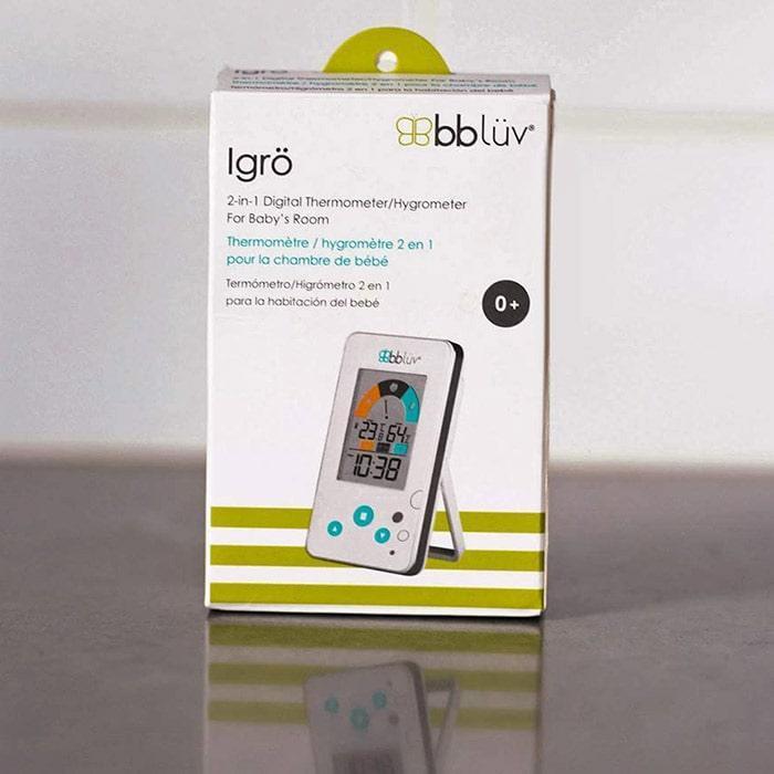 bbluv® - bbluv Igrö - 2-in-1 Digital Thermometer / Hygrometer for Baby’s Room