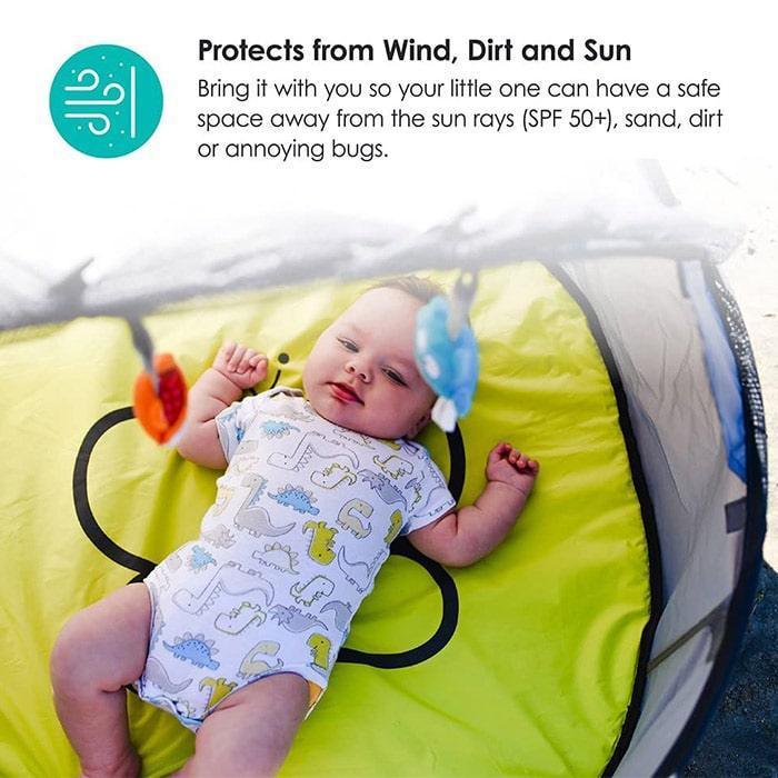 bbluv® - bblüv NIDÖ Mini – 2-in-1 Travel Bed & UV Play Tent with SPF 50+