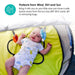 bbluv® - bblüv NIDÖ Mini – 2-in-1 Travel Bed & UV Play Tent with SPF 50+