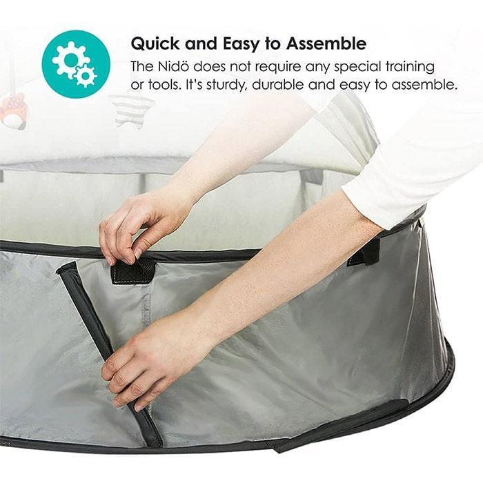 bbluv® - bblüv NIDÖ Mini – 2-in-1 Travel Bed & UV Play Tent with SPF 50+