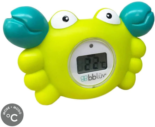 bbluv® - Kräb - 3-in-1 Bath and Room Thermometer & Bathtime Toy (Celsuis Mode)