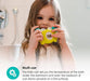 bbluv® - Kräb - 3-in-1 Bath and Room Thermometer & Bathtime Toy (Celsuis Mode)