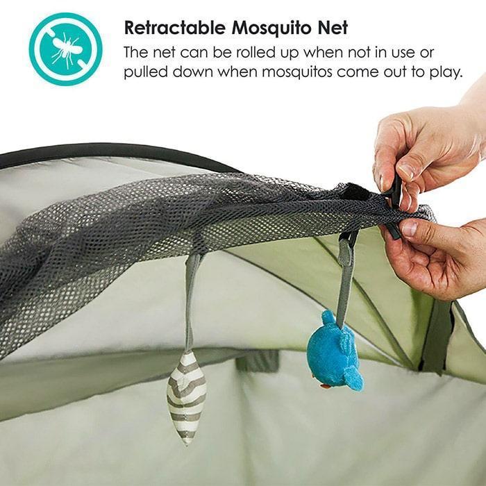 bbluv® - Nidö - 2-in-1 Travel Bed & Play Tent - SPF 50+