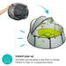 bbluv® - Nidö - 2-in-1 Travel Bed & Play Tent - SPF 50+