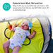 bbluv® - Nidö - 2-in-1 Travel Bed & Play Tent - SPF 50+
