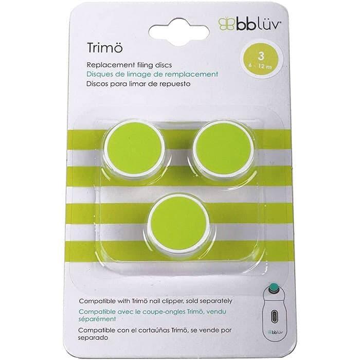 bbluv® - Replacement Nail Filing Discs for Trimö Electric Nail Trimmer - 3 Pack