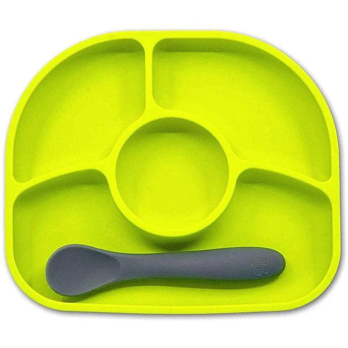 bbluv® - Yümi - Anti-Spill Silicone Plate & Spoon Set