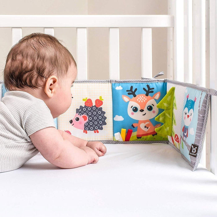 BENBAT® - BENBAT Dazzle Friends Double Sided Baby Soft Book