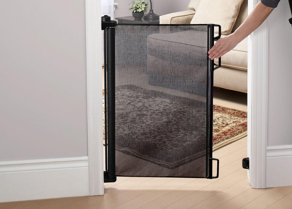 BILY® - Bily Retractable Safety Gate – Mesh Barrier for Doors, Hallways & Bottom of Stairs