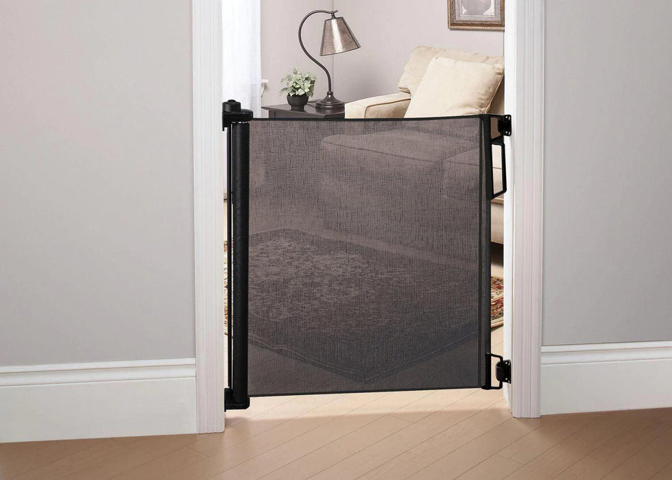 BILY® - Bily Retractable Safety Gate – Mesh Barrier for Doors, Hallways & Bottom of Stairs