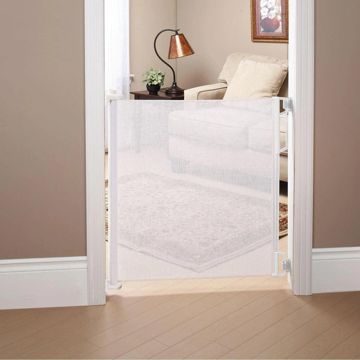 BILY® - Bily Retractable Safety Gate – Mesh Barrier for Doors, Hallways & Bottom of Stairs