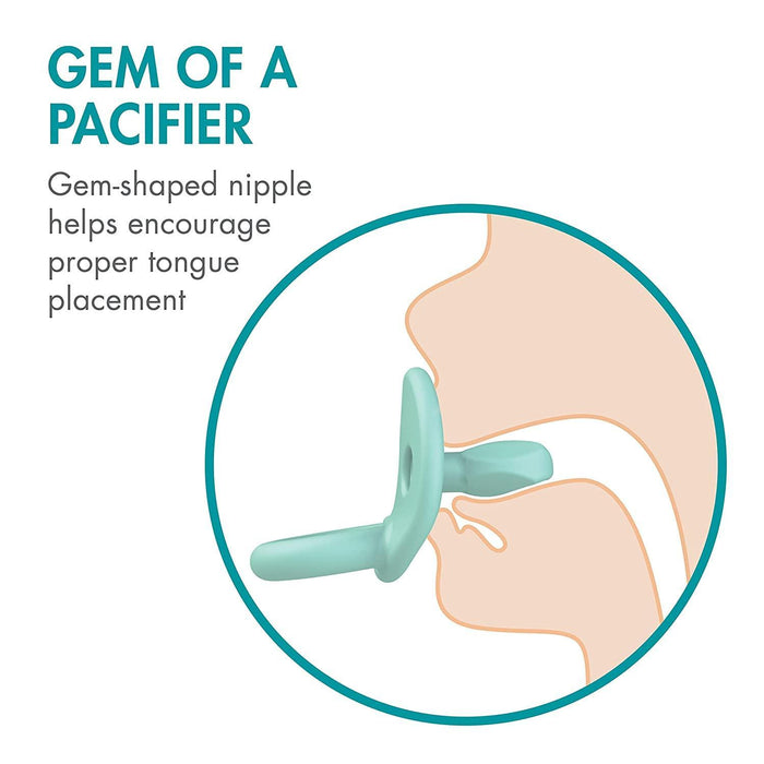 Boon® - Boon Jewl Silicone Pacifier - 2 Pack