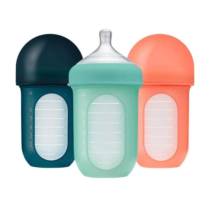 Boon® - Boon NURSH Silicone Pouch Bottle - 8oz/240ml - 3-pack
