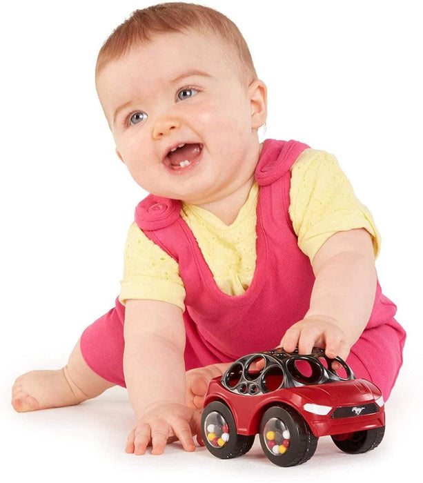 Bright Starts® - Bright Starts Ford & Roll Mustang Rattle Easy Grip Car Toy
