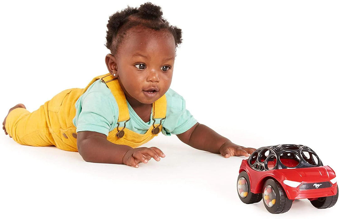 Bright Starts® - Bright Starts Ford & Roll Mustang Rattle Easy Grip Car Toy
