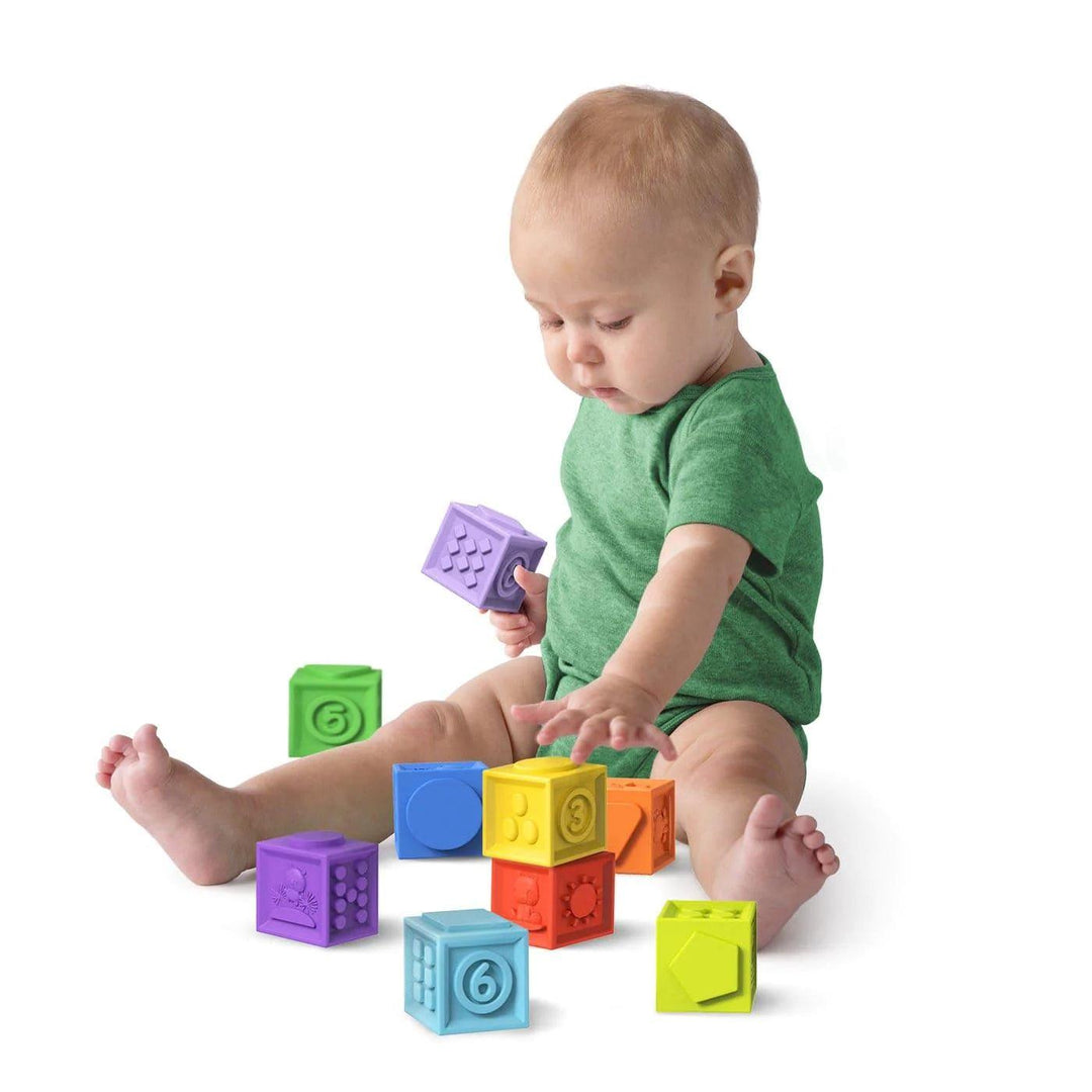 Bright Starts® - Bright Starts KaledioCubes™ 9 Stack & Squeeze Blocks