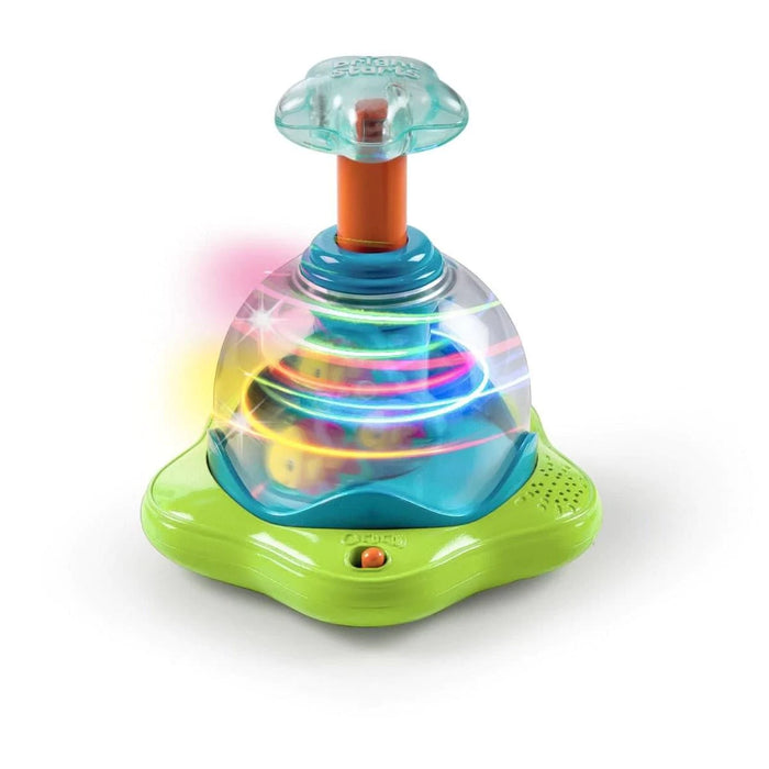 Bright top starts spinner