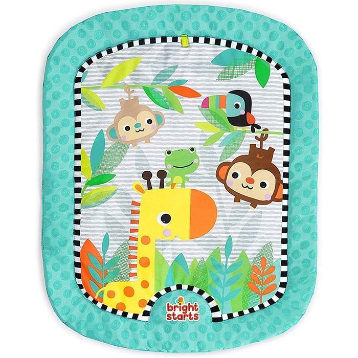 Bright Starts® - Bright Starts Prop Mat - Baby Activity Gym - Giggle Safari