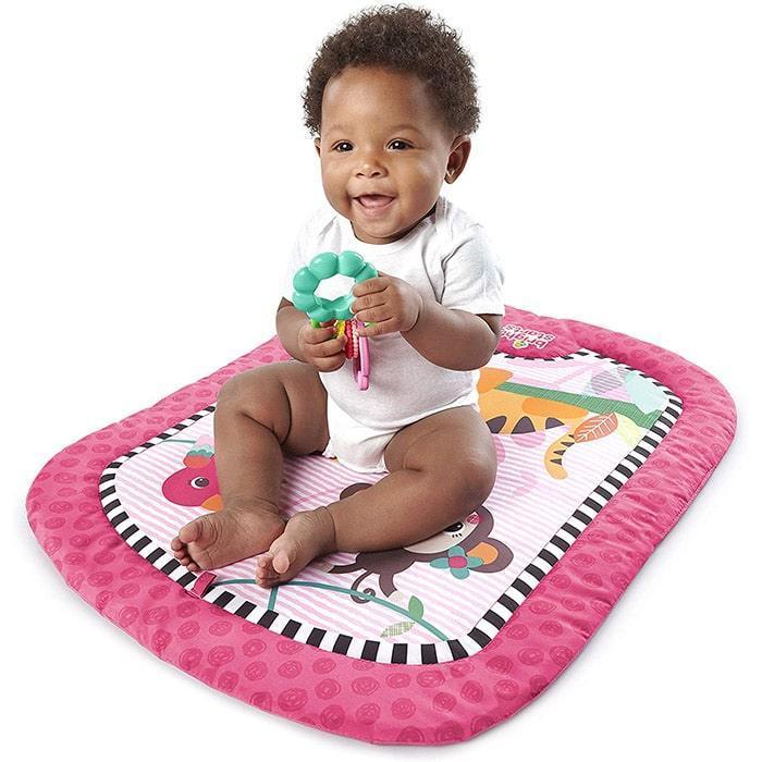 Bright Starts® - Bright Starts Prop Mat - Baby Activity Gym - Wild & Whimsy Mat