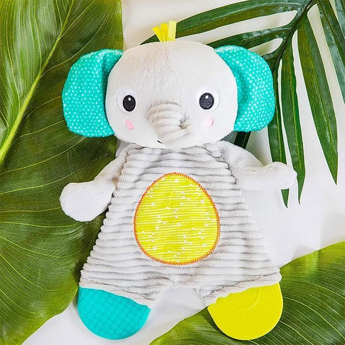 Bright Starts® - Bright Starts Snuggle & Teethe - Soothing Teether Plush