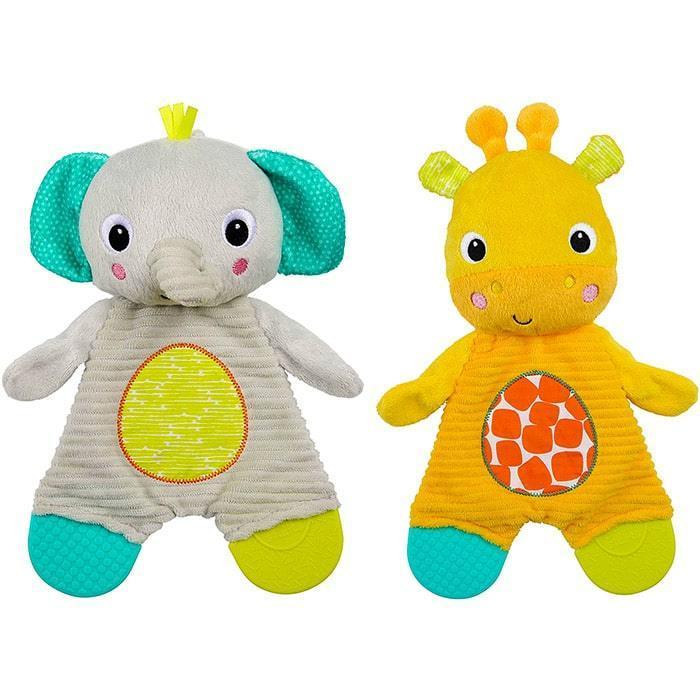 Bright Starts® - Bright Starts Snuggle & Teethe - Soothing Teether Plush