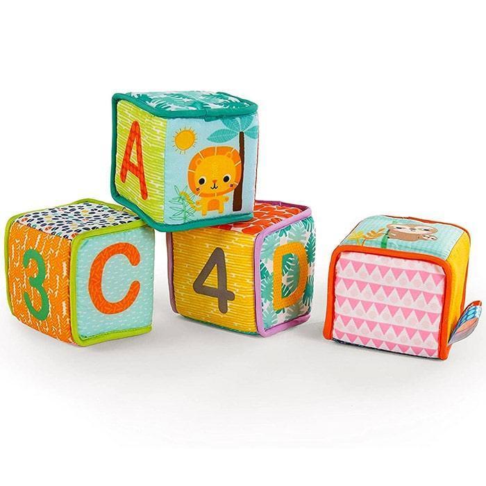 Bright Starts® - Bright Starts Soft Blocks Grab & Stack Set