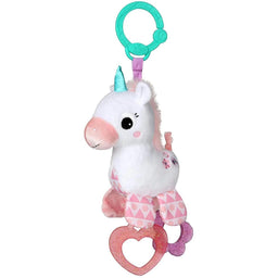 Bright Starts® - Bright Starts Sparkle & Shine Unicorn Rattle Baby Toy - Baby Pink