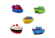 Buba Baby - Buba Baby 5 Pack Bath Toys: Assorted Boat