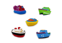 Buba Baby - Buba Baby 5 Pack Bath Toys: Assorted Boat
