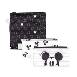 Bumkins® - Bumkins Disney - Reusable Snack Bag 3pk - Love Mickey
