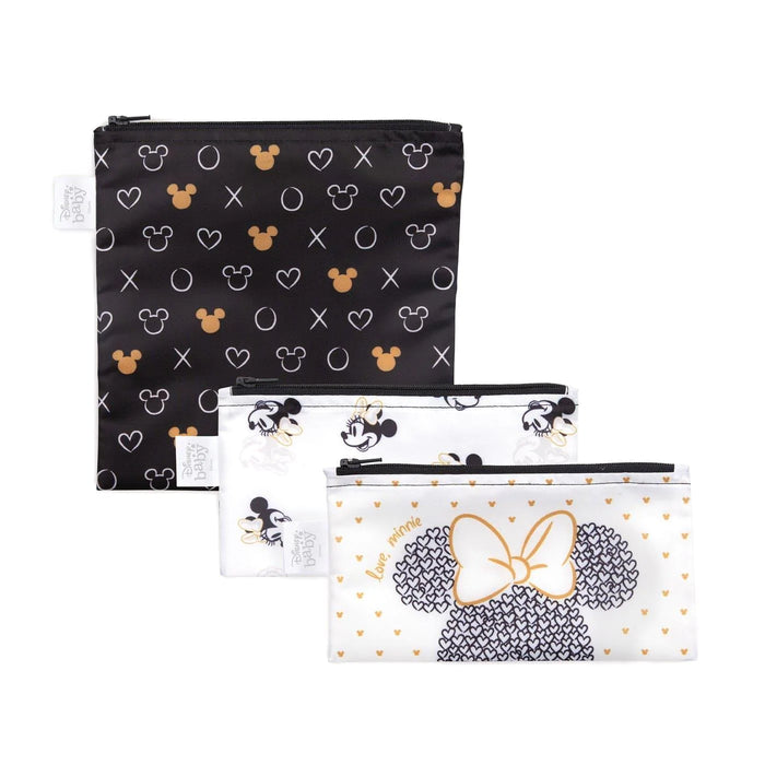 Bumkins® - Bumkins Disney - Reusable Snack Bag 3pk - Love Minnie