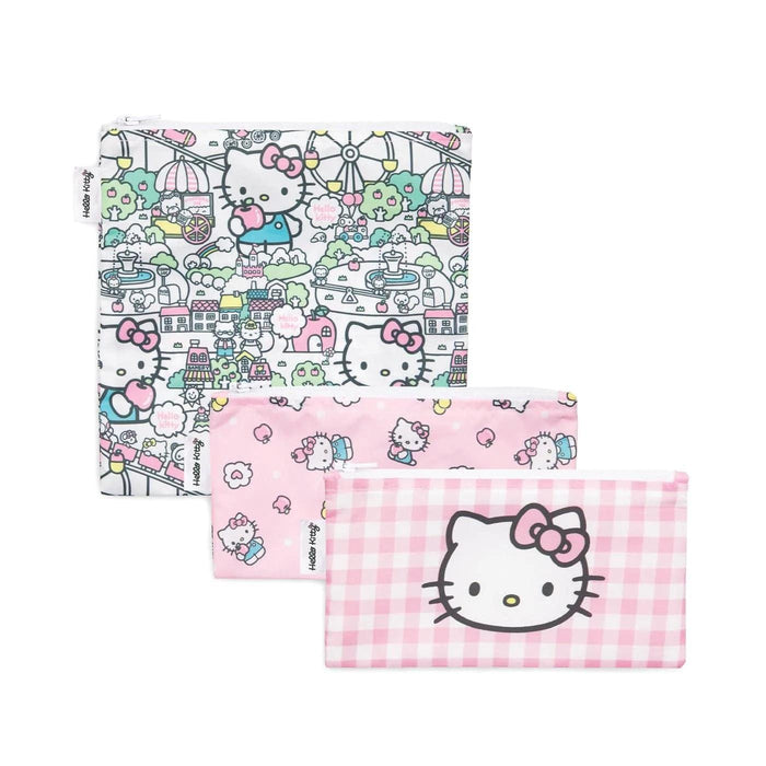 Bumkins® - Bumkins Hello Kitty® - Reusable Snack Bag - 3pk