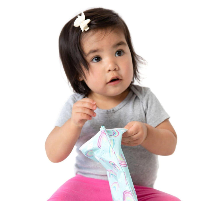 Bumkins® - Bumkins Reusable Snack Bag 2pk Large - Unicorn, Rainbows