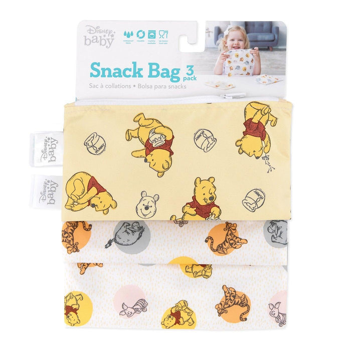 Bumkins® - Bumkins Reusable Snack Bag 3pk Winnie the Pooh