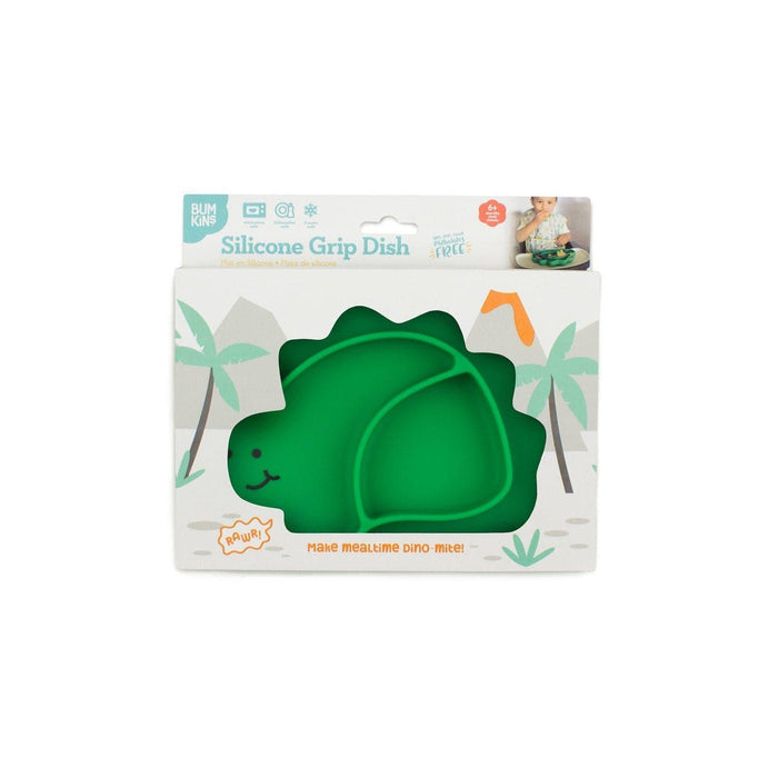 Bumkins® - Bumkins Silicone Grip Dish - Dino