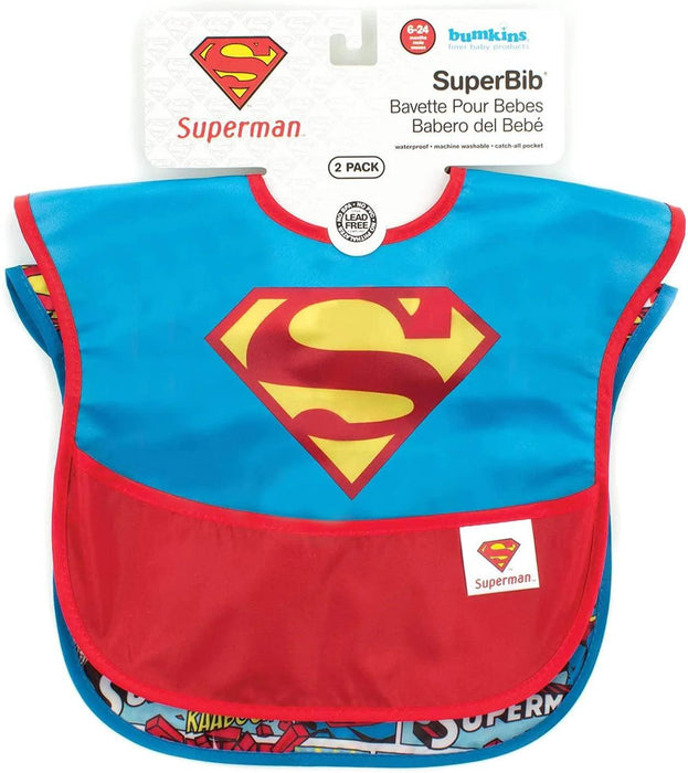 Bumkins® - Bumkins Superman Super Bib (2 Pack)