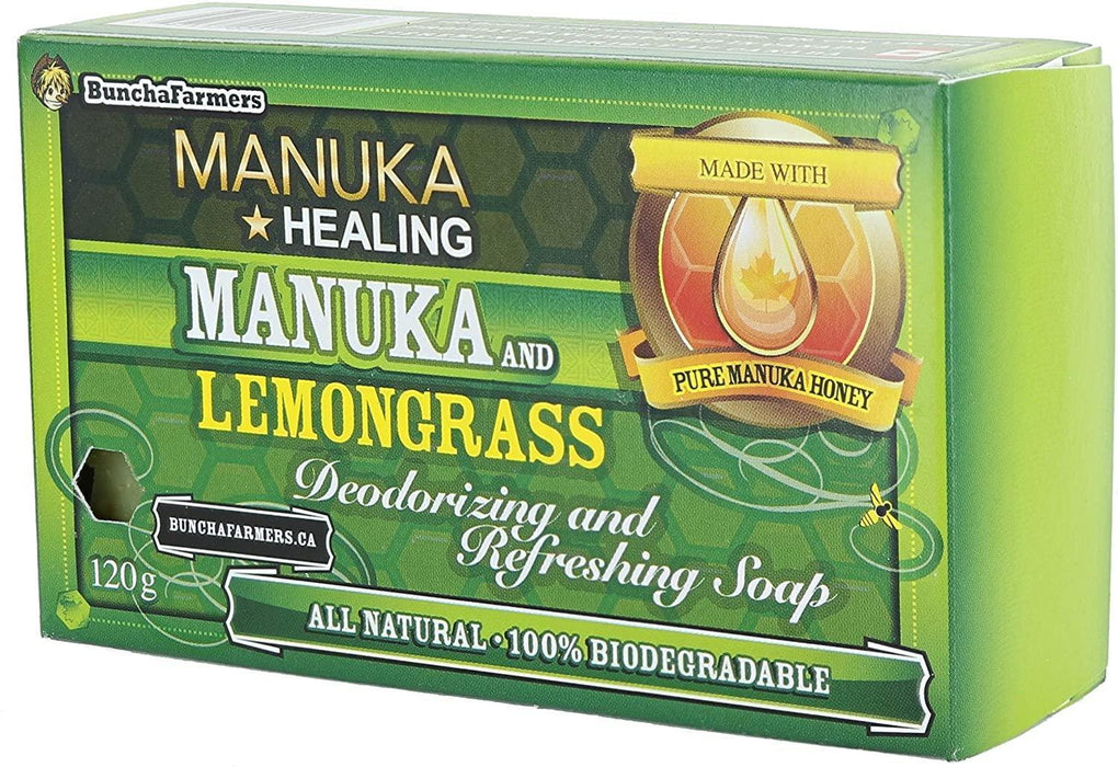 BunchaFarmers® - BunchaFarmers Manuka Honey & Lemongrass - Deodorizing & Refreshing Soap