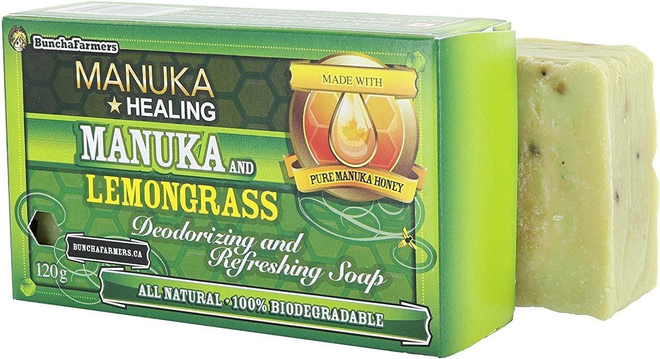 BunchaFarmers® - BunchaFarmers Manuka Honey & Lemongrass - Deodorizing & Refreshing Soap