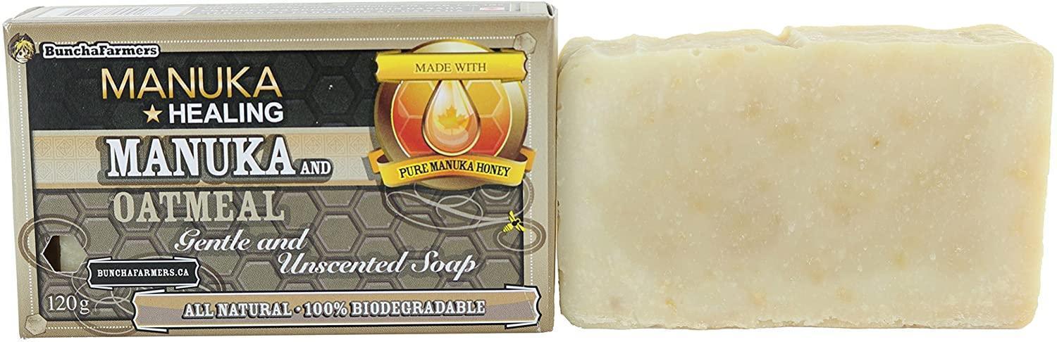 BunchaFarmers® - BunchaFarmers Manuka Honey & Oatmeal - Gentle & Unscented Soap