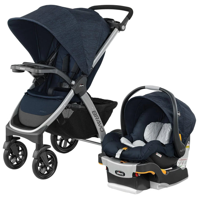 Chicco Bravo Trio 3 in 1 Travel System Brooklyn Bravo KeyFit 30 Goldtex