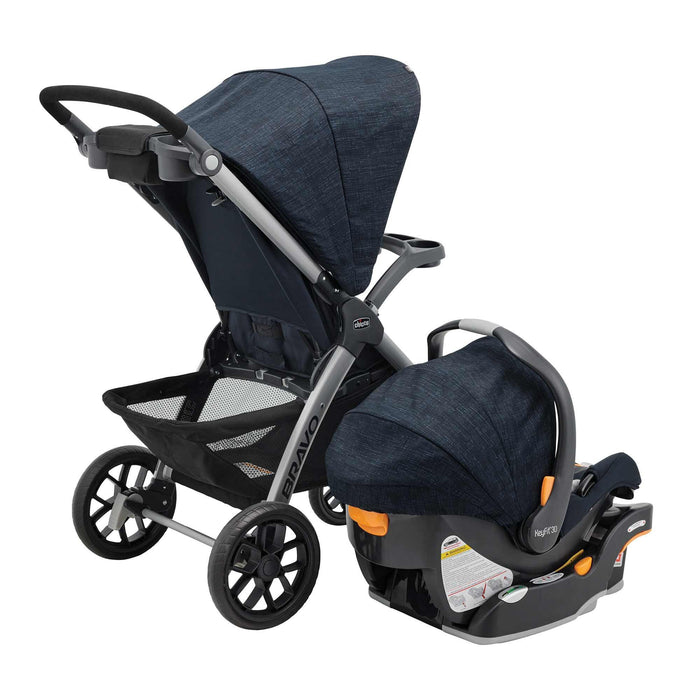 Chicco Bravo Trio 3 in 1 Travel System Brooklyn Bravo KeyFit 30 Goldtex