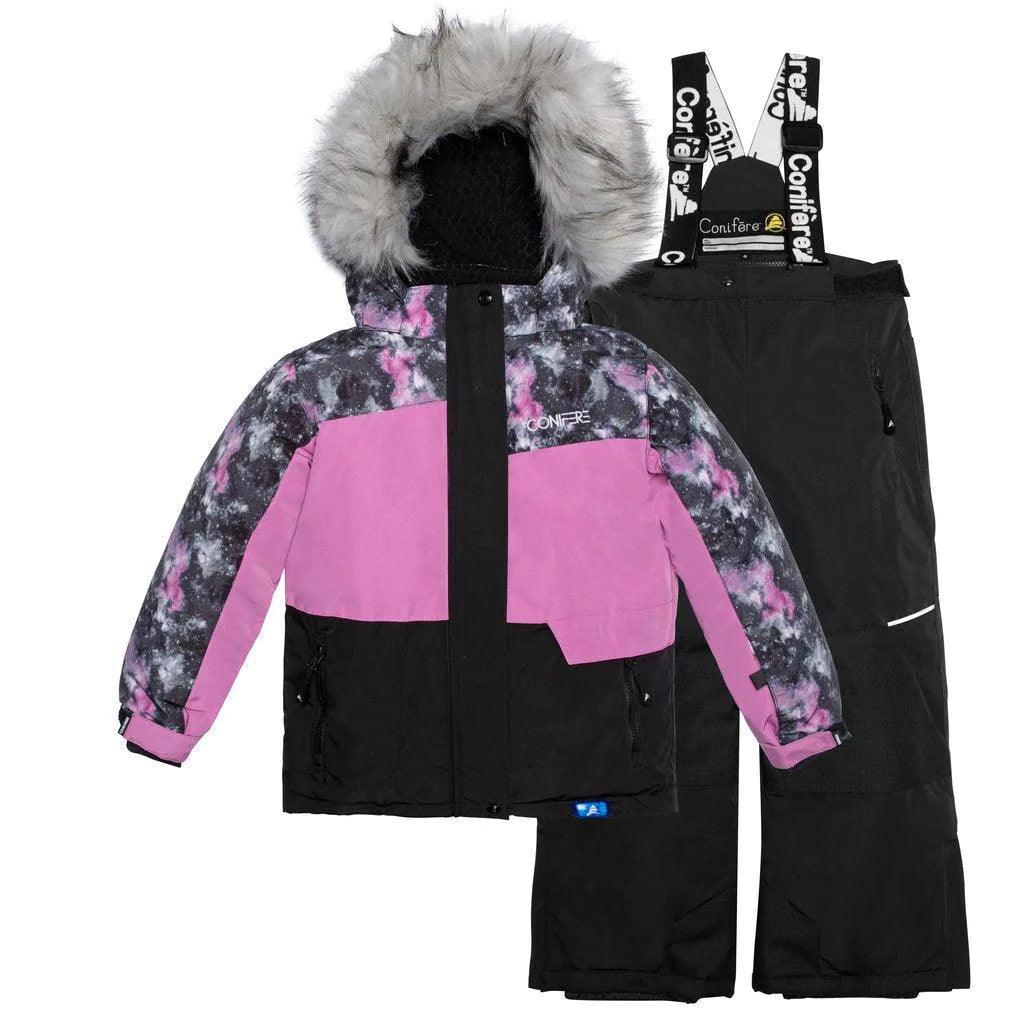 Conifere - Conifere Billow Charm Girls Snowsuit Set - Purple - (Size 7)