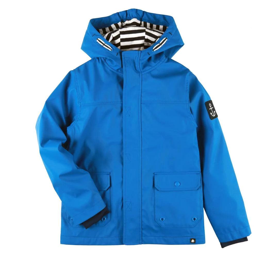 Conifere - Conifere Blue Boys' Stripped Raincoat