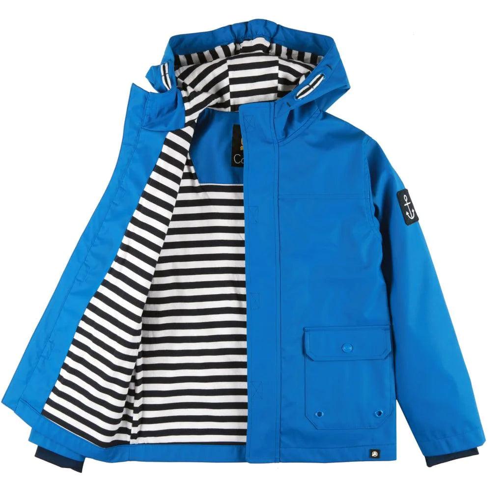 Conifere - Conifere Blue Boys' Stripped Raincoat