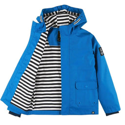 Conifere - Conifere Blue Boys' Stripped Raincoat