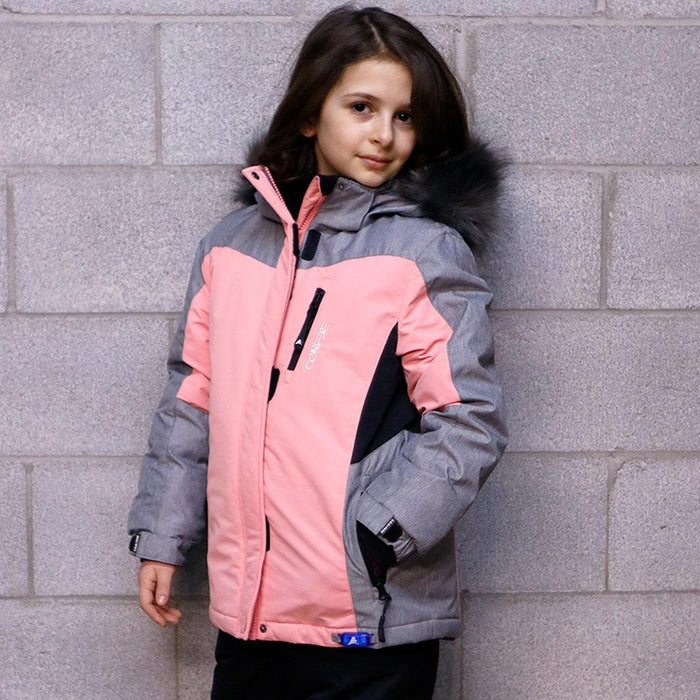 Conifere - Conifere Flossy Bloom Girls Snowsuit Set - Grey - (Sizes 4, 6 & 6x)