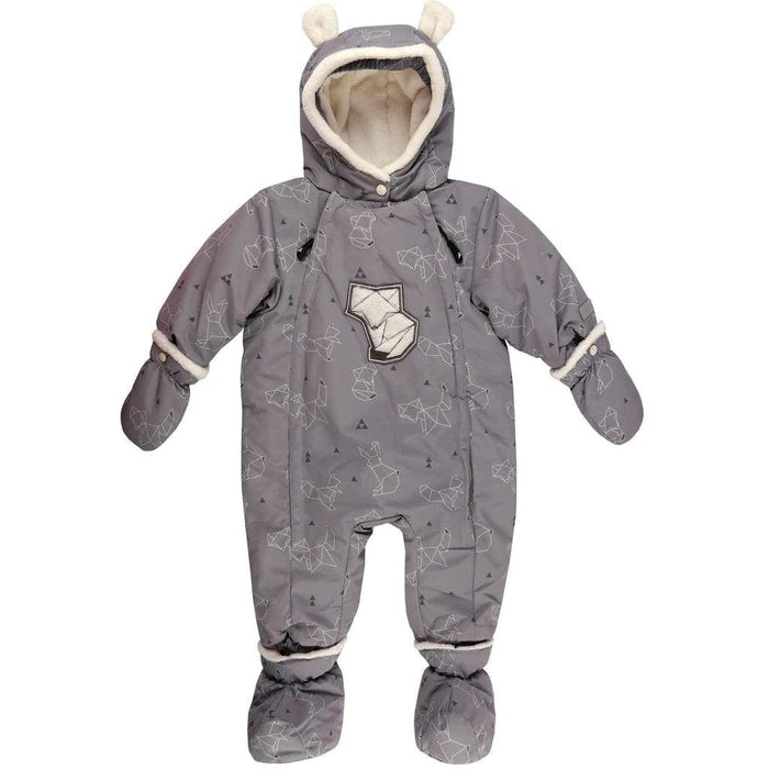 Conifere - Conifere Grey Fox Infant Snowsuit Set - Origami